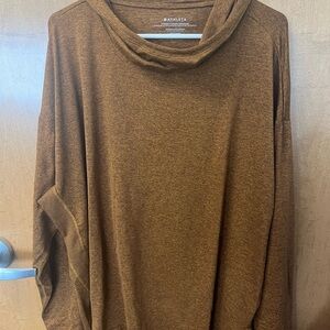 Athleta Brown Long Sleeve Top